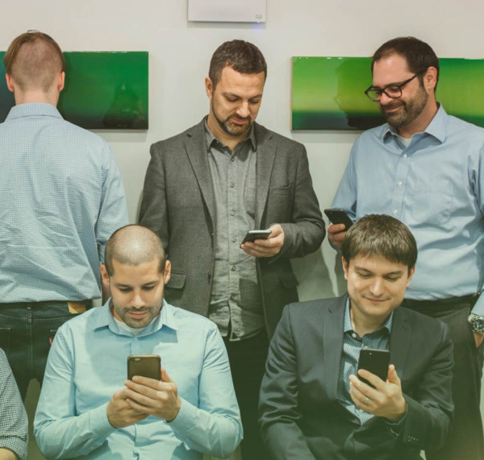 A team of IT strategy consultants